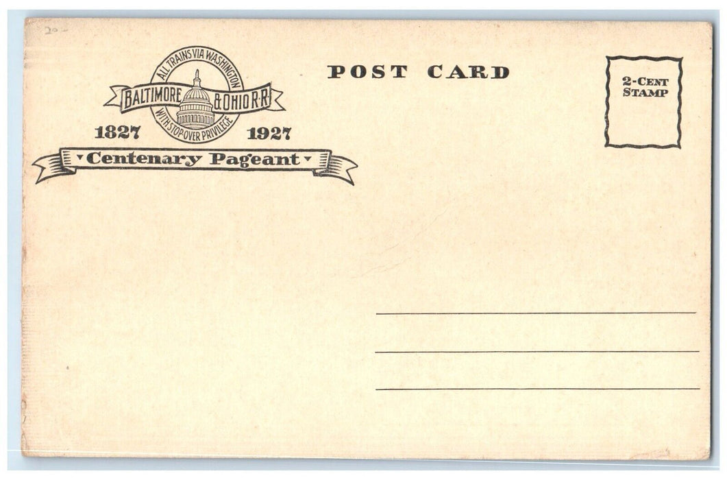 c1905 B&O Railroad 25 William Mason Baltimore Ohio Locomotive Train Postcard