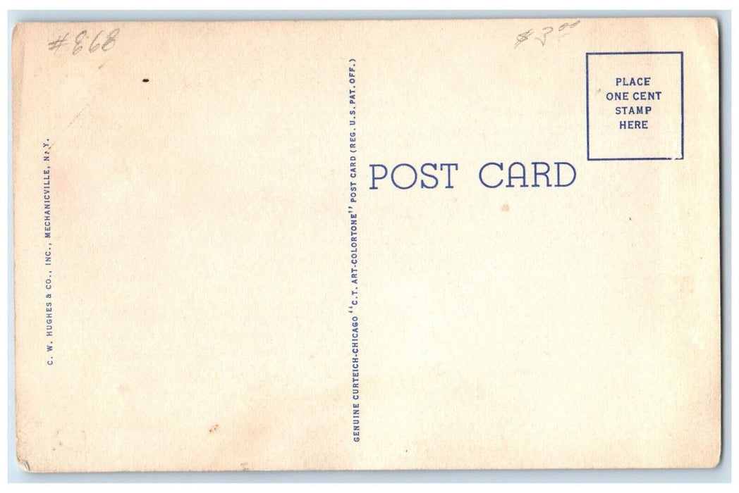 Mineral Water Dispensing Fountains Hall Of Springs Saratoga Springs NY Postcard