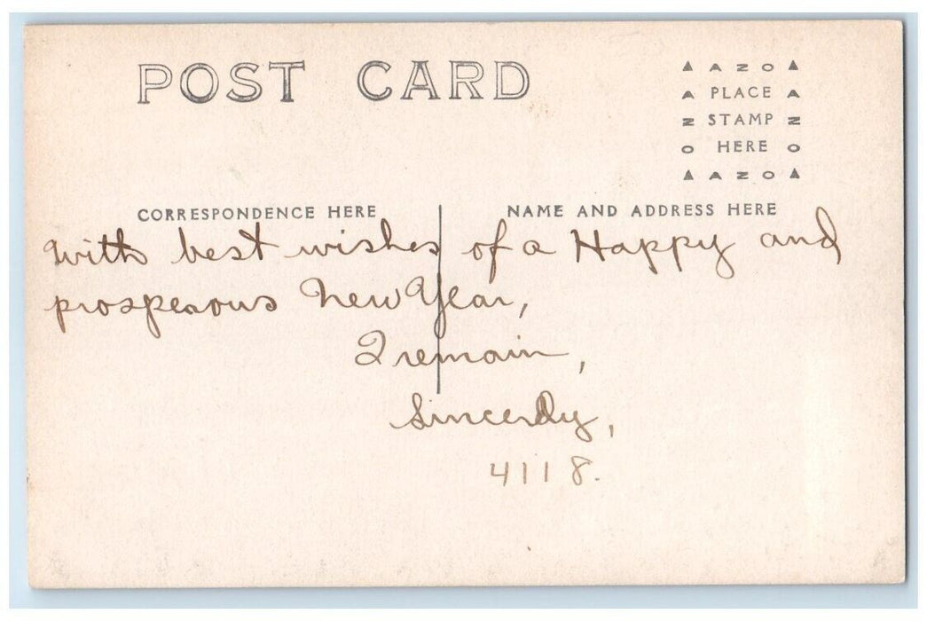 c1910's A Northern Minnesota Homestead View Snow Winter MN RPPC Photo Postcard