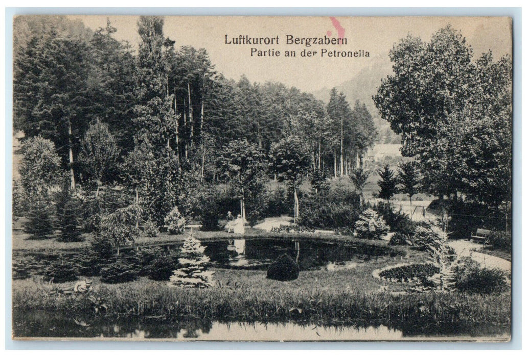 c1910 Lot At The Petronella Air Spa Bergzabern Germany Antique Postcard