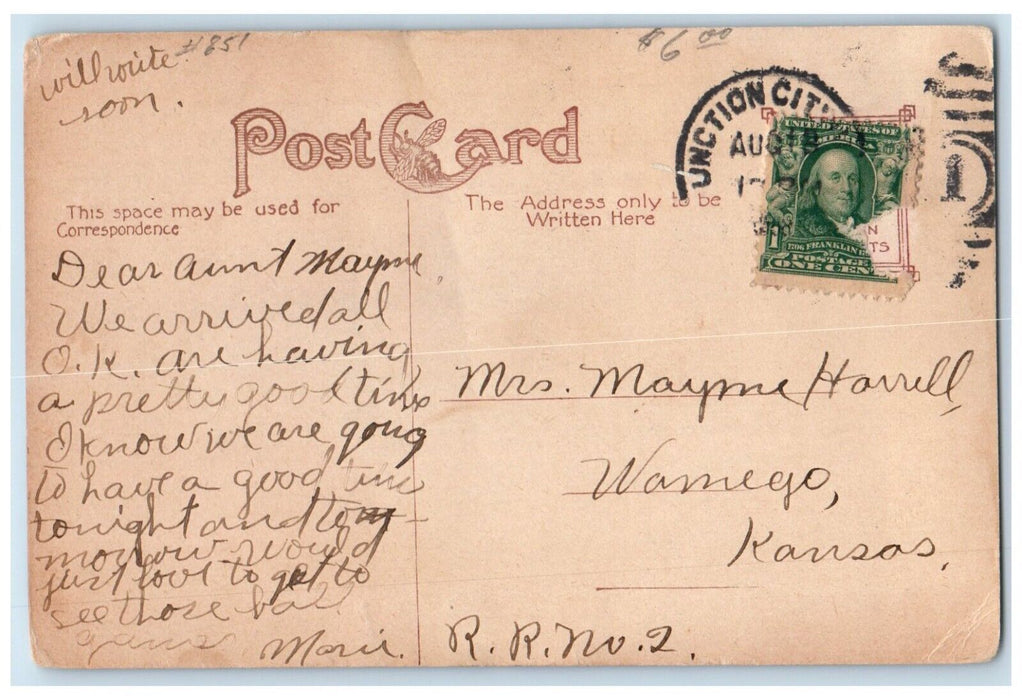 1910 Panorama C. V. S. Normal School Building Shippensburg Pennsylvania Postcard