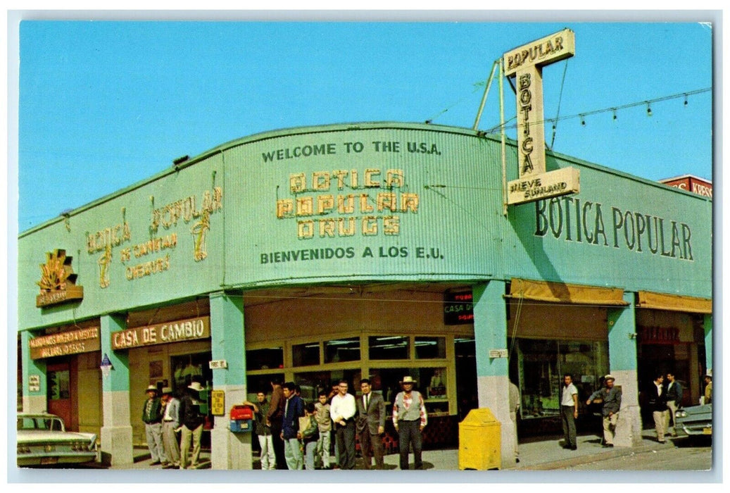 c1960 Imperial Valley Mexicali Mexico Exterior Calexico California CA Postcard