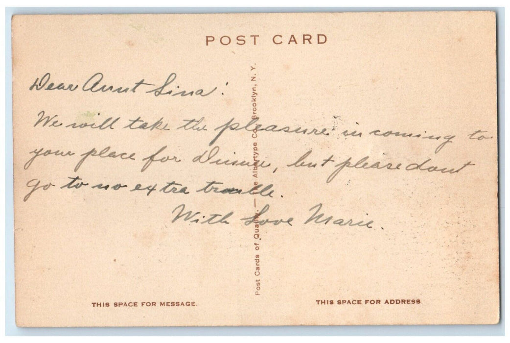 1940 Exterior View Forest Glen Building Jeffersonville New York Antique Postcard