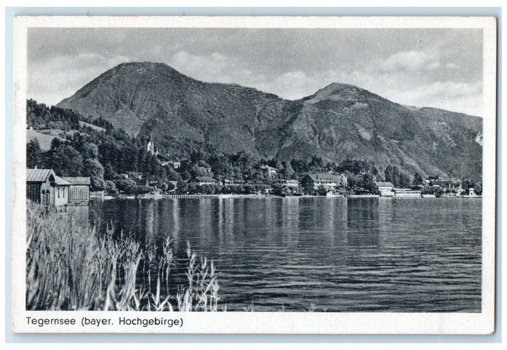 c1930's Tegernsee Bavaria High Mountains Germany Posted Antique Postcard