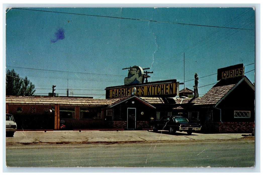 c1940's Gabrielle's Kitchen Restaurant Curio Shop Phoenix Arizona AZ Postcard