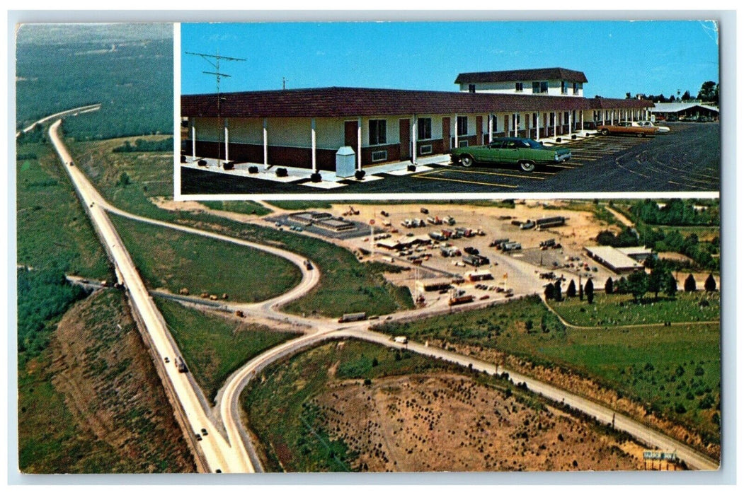 1972 Mountain View Center Motel Kylertown Pennsylvania PA Vintage Postcard