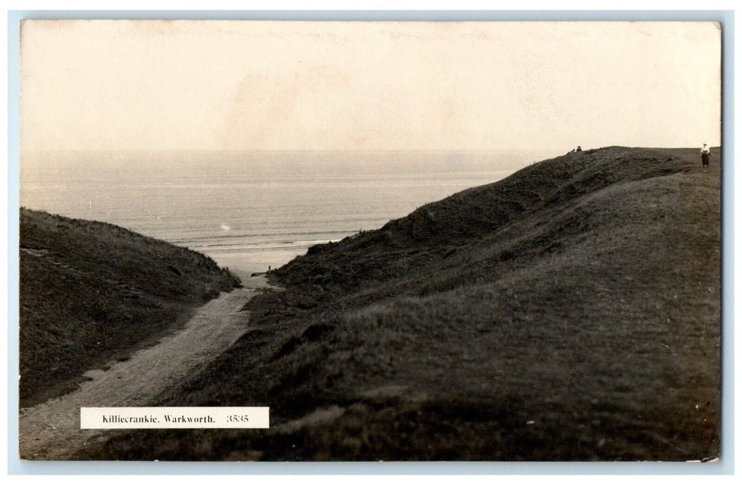 View Of Killiecrankie Warkworth England United Kingdom UK RPPC Photo Postcard