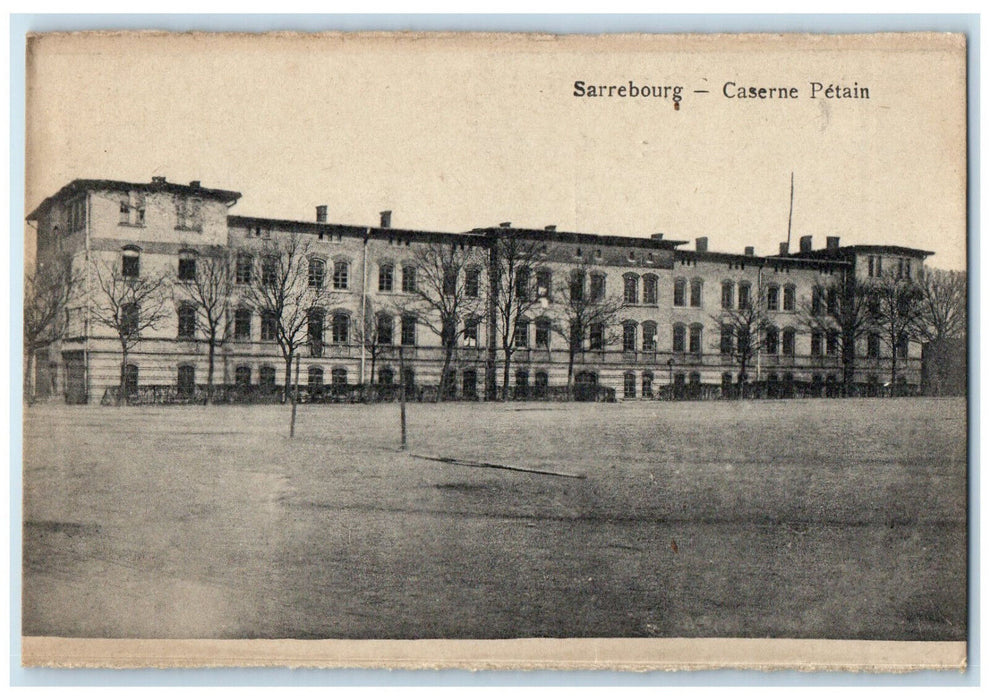 c1910 Caserne Pétain Sarrebourg Grand Est France Antique Unposted Postcard