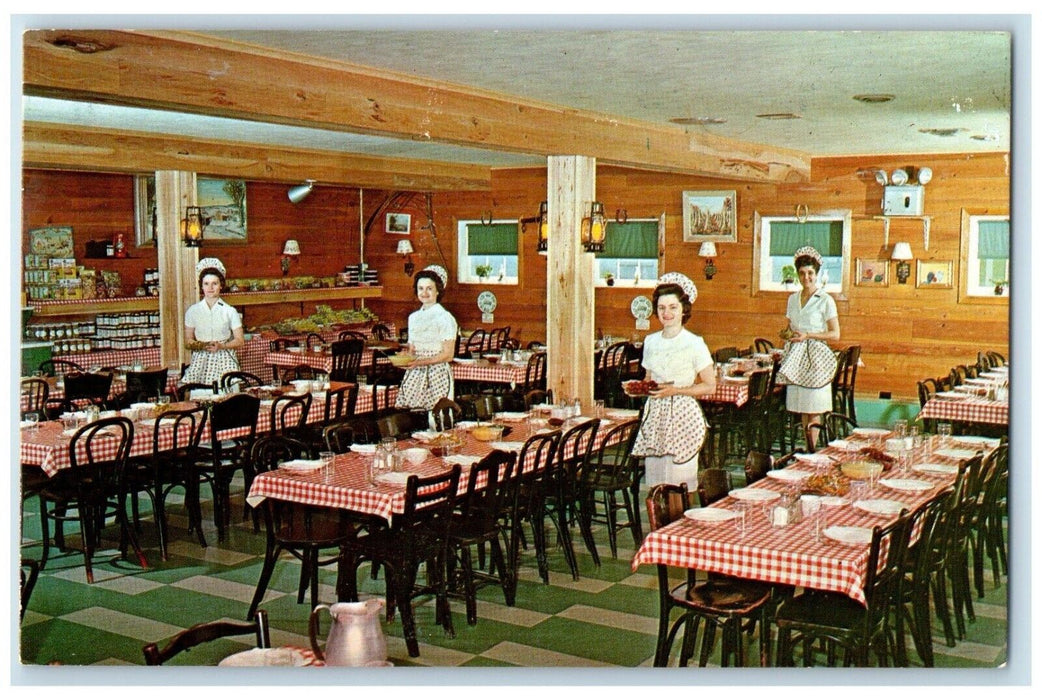 Plain & Fancy Farm Restaurant Dining Room Intercourse Pennsylvania PA Postcard