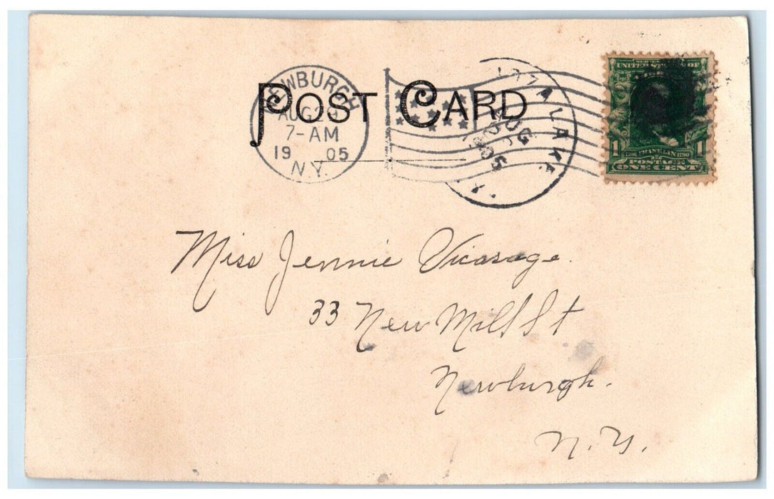 1905 East Main Street Road Street Houses Jeffersonville New York Posted Postcard