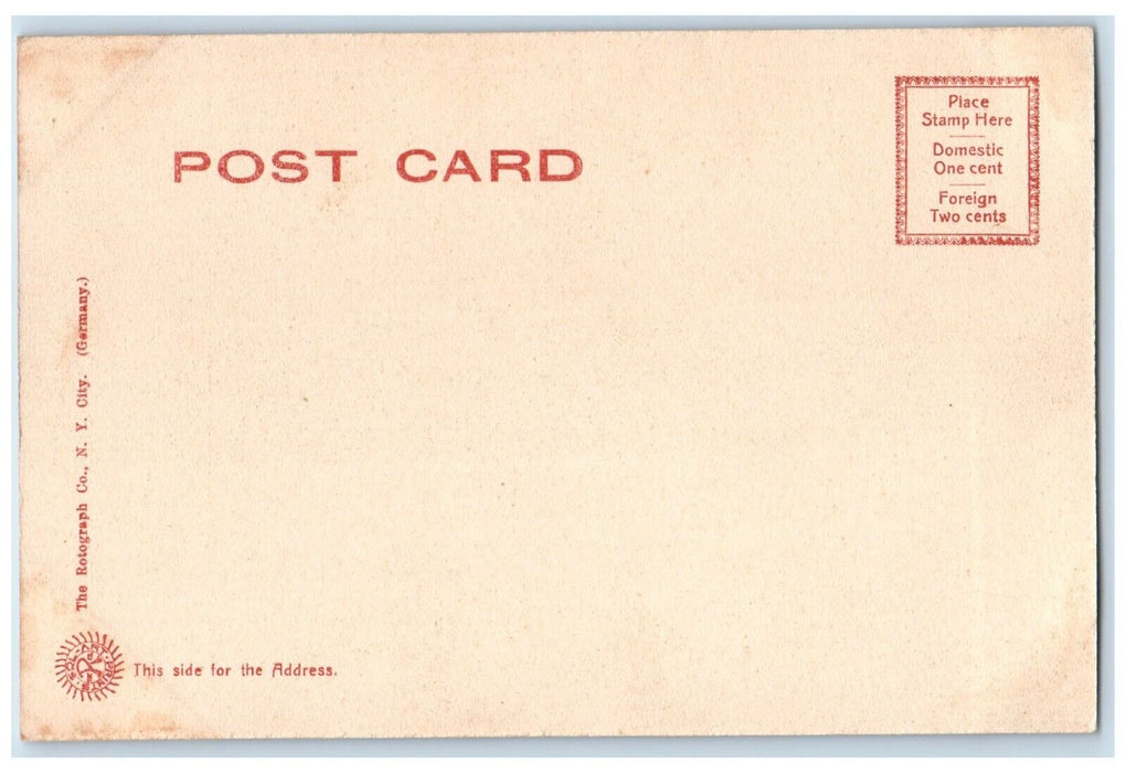 c1905 Exterior View City Building Fountain Springfield Ohio OH Unposted Postcard