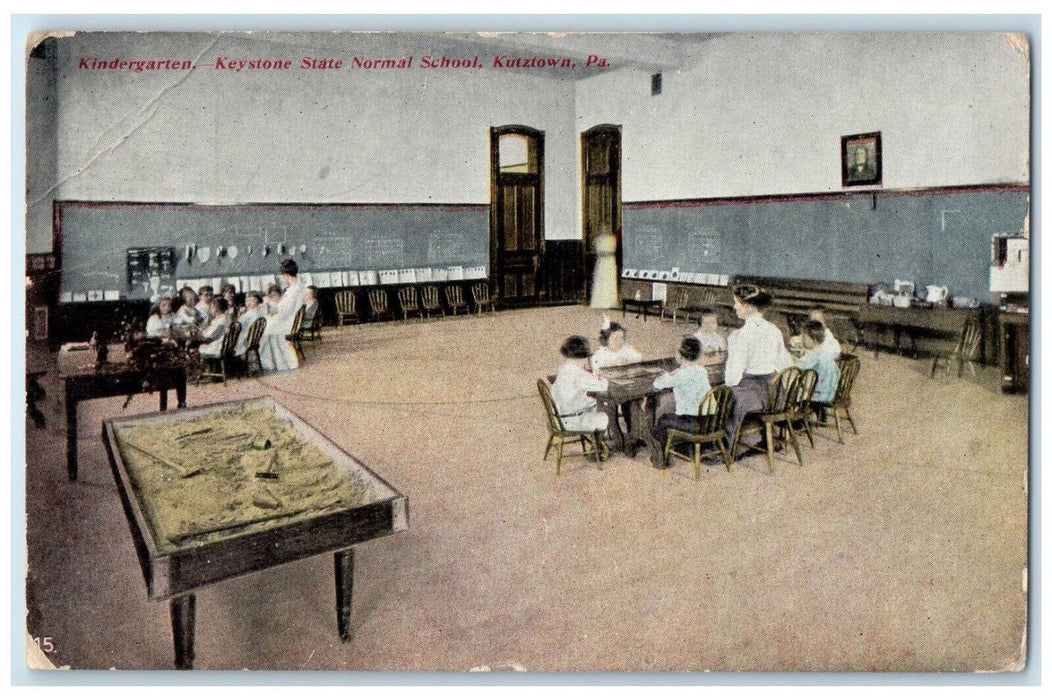 1918 Kindergarten Keystone State Normal School Kutztown Pennsylvania PA Postcard