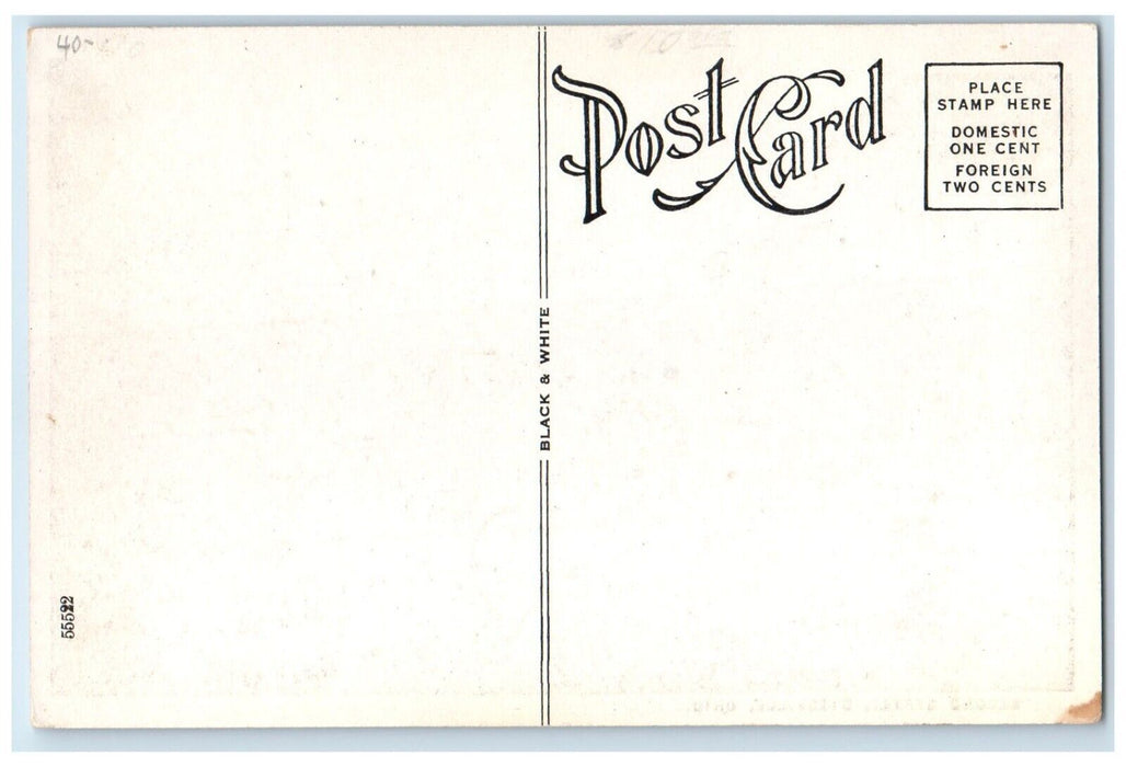 c1910's Second Street Drugs Store Buildings Trolley Byesville Ohio OH Postcard