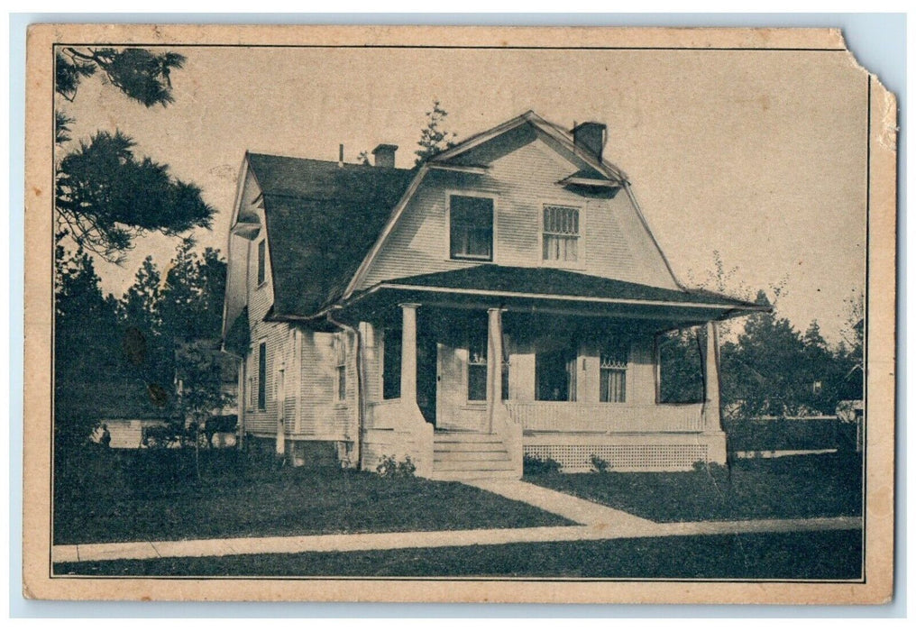 c1910's Marysville Lumber Co. Construction Advertising Marysville OH Postcard