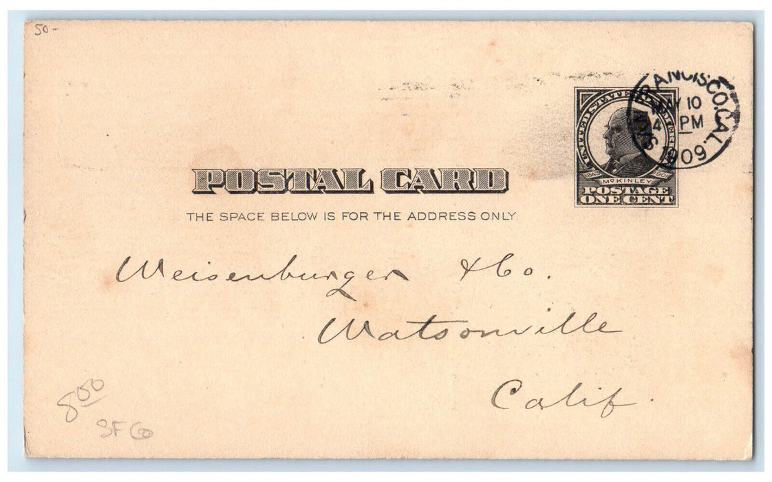1909 Samarang Silk Floss D.N. & E. Walter & Co Inc San Francisco CA Postcard