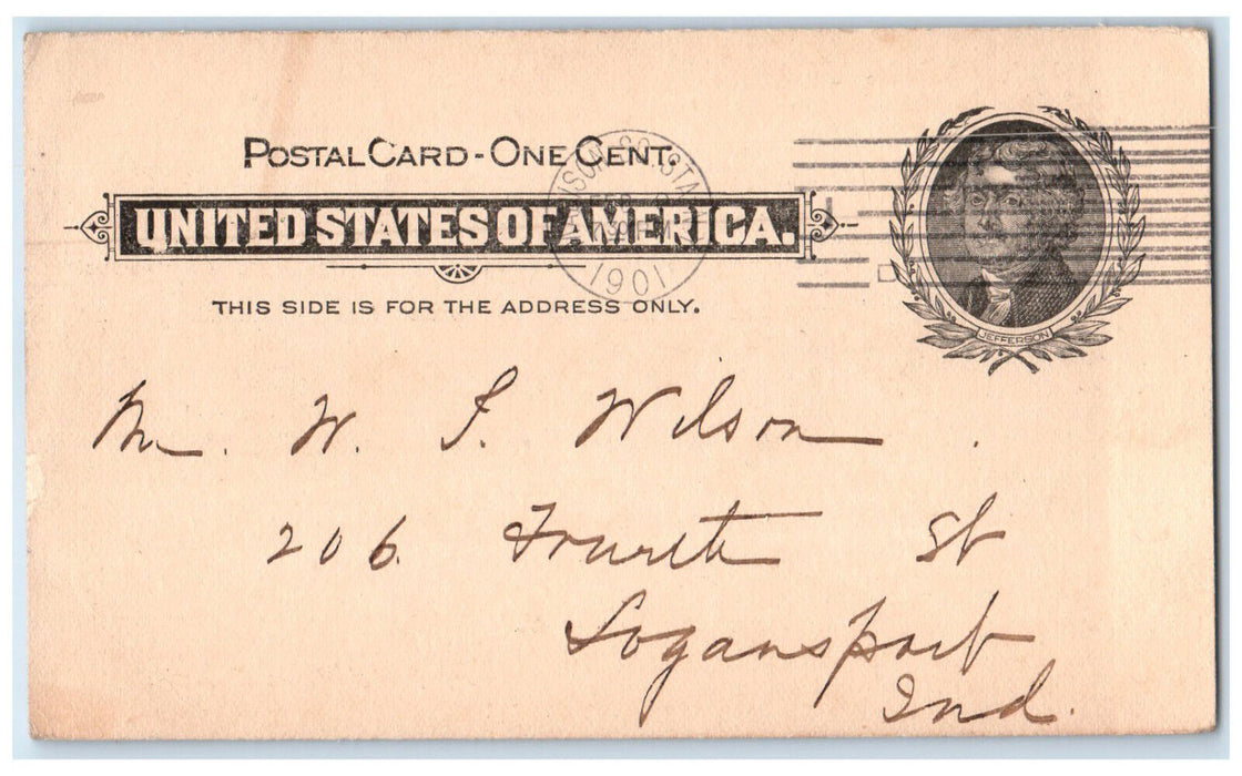 1901 The Critic GP Putnam's Sons Publisher New York NY Logansport IN Postcard