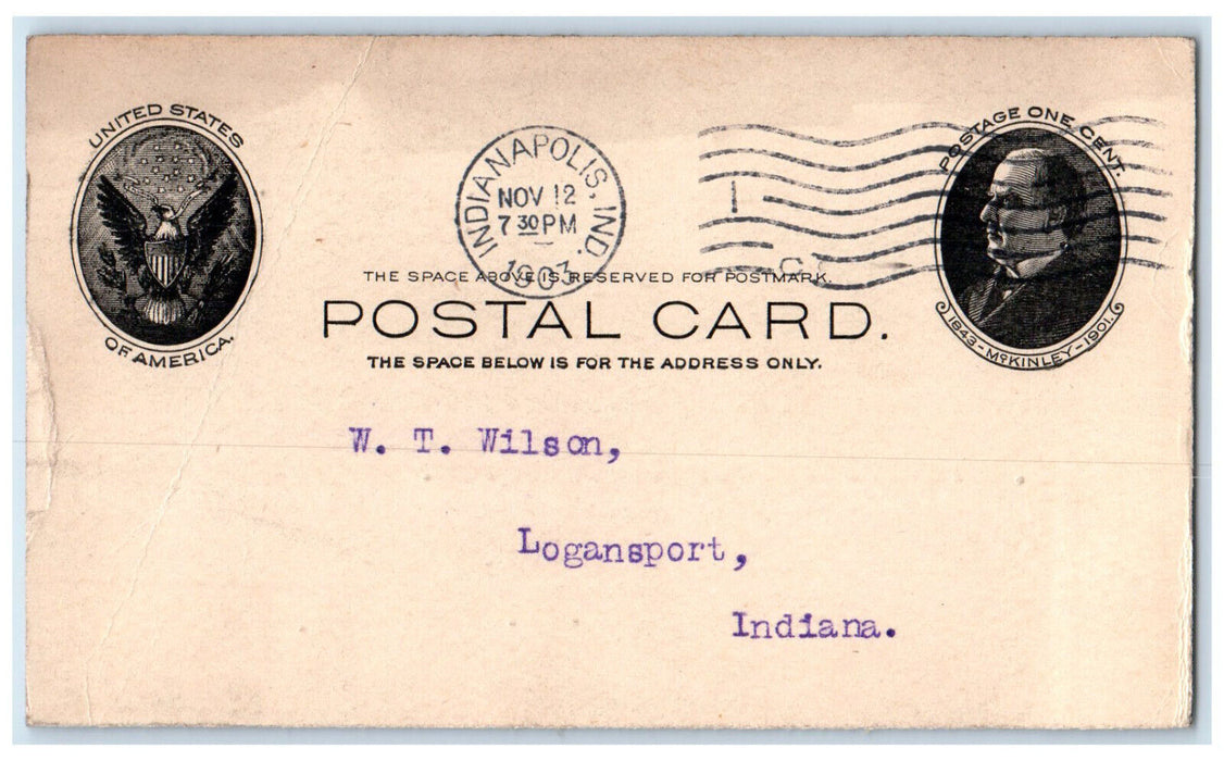 1903 Letter from WW Thornton About Will Indianapolis Indiana IN Postcard