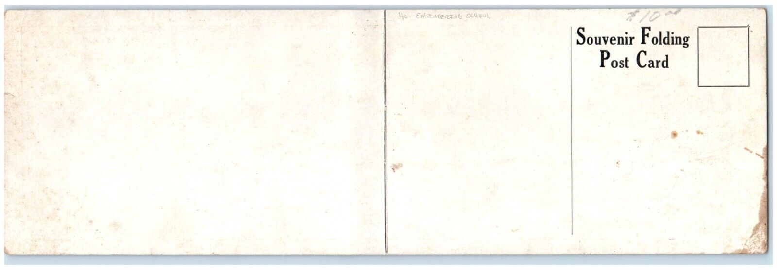 1919 ORT Convention St. Louis MO, Engineering School Building Antique Postcard