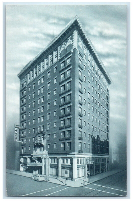 c1940's The Essex Hotel Building Philadelphia Pennsylvania PA Vintage Postcard