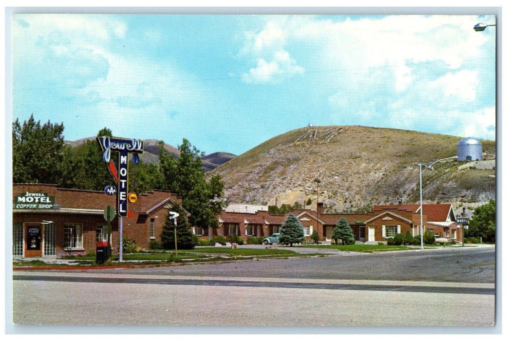 c1960's Jewell Motel Roadside Montpelier Idaho ID Unposted Vintage Postcard