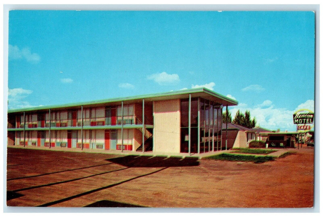 c1950's Motel Barton And Beacon Motel El Reno Oklahoma OK Vintage Postcard