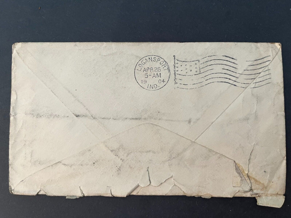 1904 Commercial National Bank Los Angeles California Logansport IN 2 Cent Cover