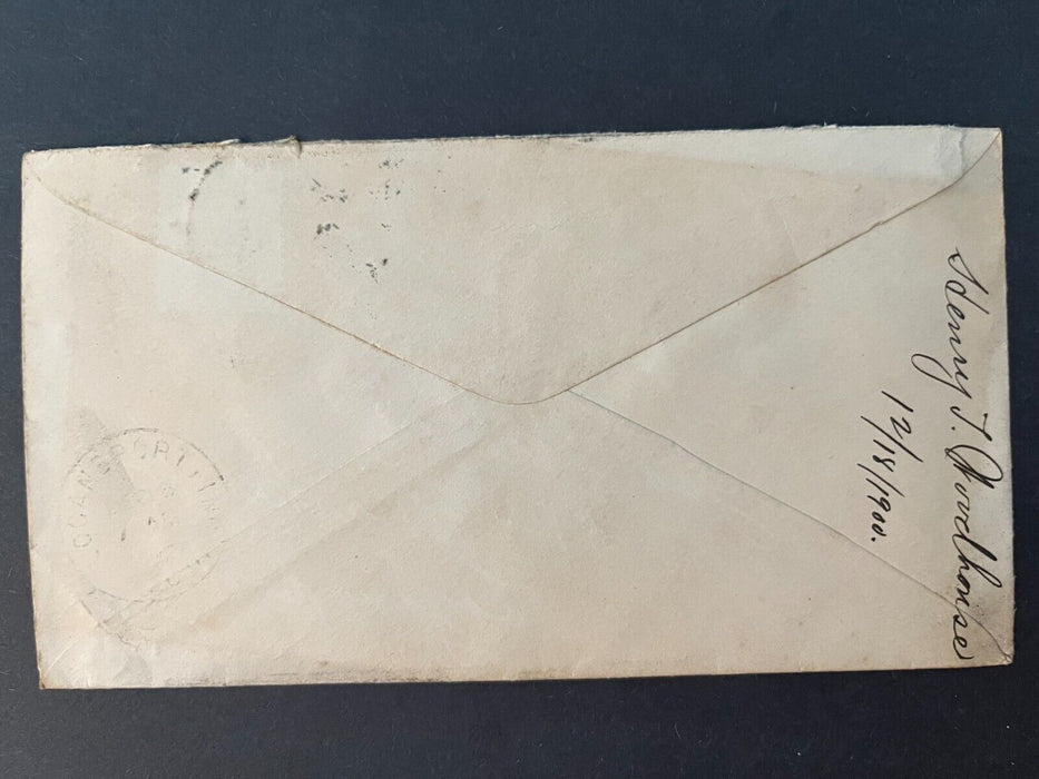 1900 Mr. Wilson Macy Indiana To Logansport 2 Cent Cover