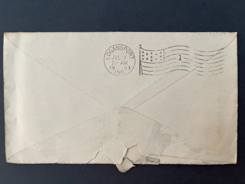 WH & GW Thompson Physicians And Surgeons Winamac Indiana Logansport 2 Cent Cover