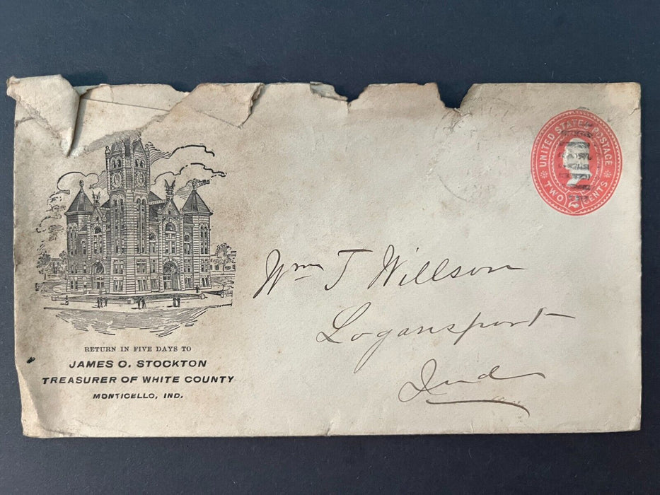 1901 Treasurer Of White County Montecillo Indiana Logansport Duplex Falls Cover
