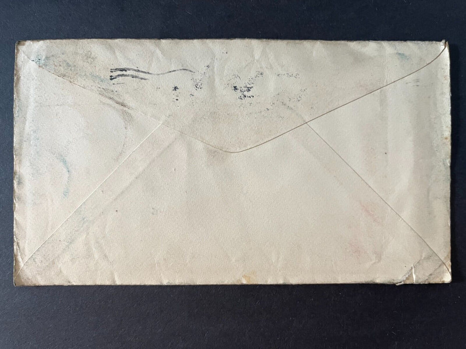 Indiana Lighting Co. Fort Wayne Indiana To Logansport Flag Cancel 2 Cent Cover