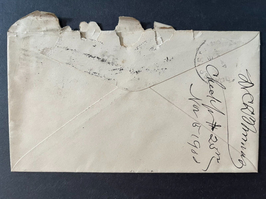 Doctors Thomas & Hill Masonic Temple Logansport Indiana City Flag Cancel Cover