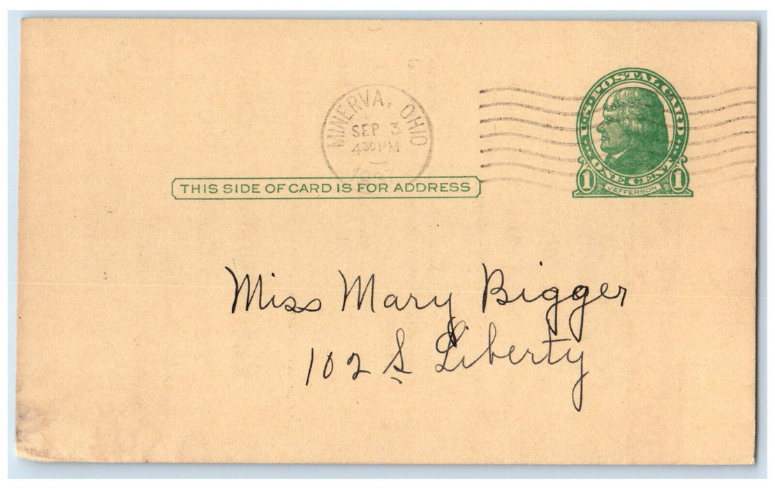 1937 Masonic Calendar F & AM Minerva Ohio OH Tubal Lodge 551 Postal Card