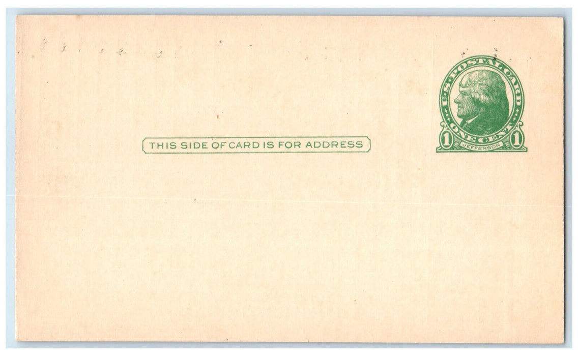c1950's Chicago Pharmacal Co. Halsey Bros Co. Chicago Illinois IL Postal Card