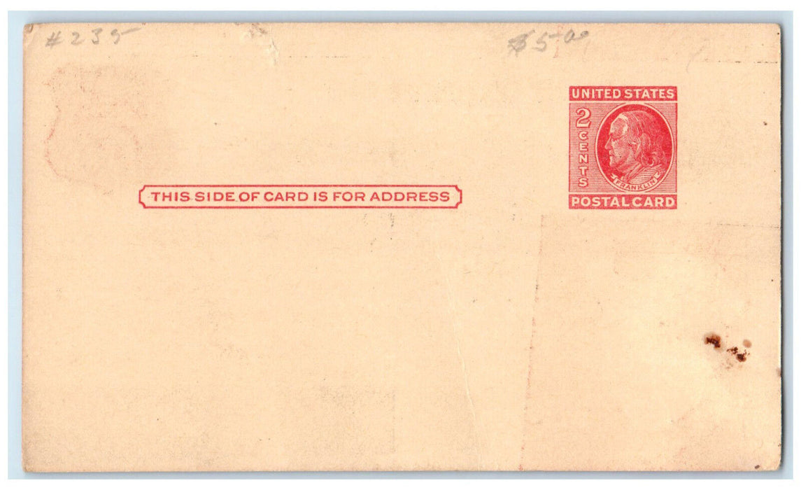 1957 Invitation to Grand Opening of Philips 66 Colby Kansas KS Postal Card
