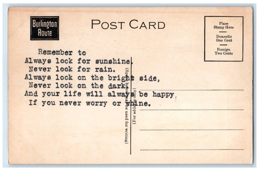 c1910 Three Sisters Burlington Route Mississippi River Scenic Line MS Postcard