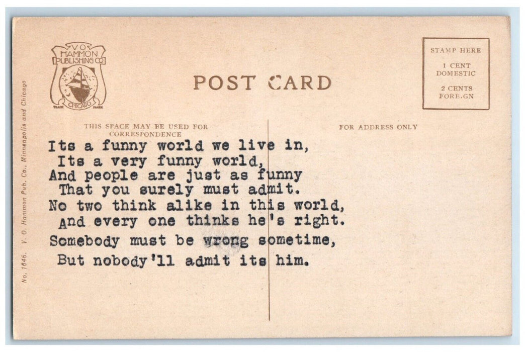 c1910 Moonlight Night Lake Sailboat Ship Calhoun Minneapolis Minnesota Postcard