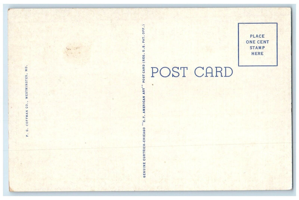 c1940 Westminster Theological Seminary Exterior Westminster Maryland MD Postcard