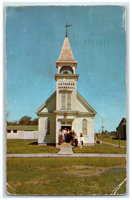 1958 Harold Warp Pioneer Village Old Lutheran Church Minden Nebraska NE Postcard