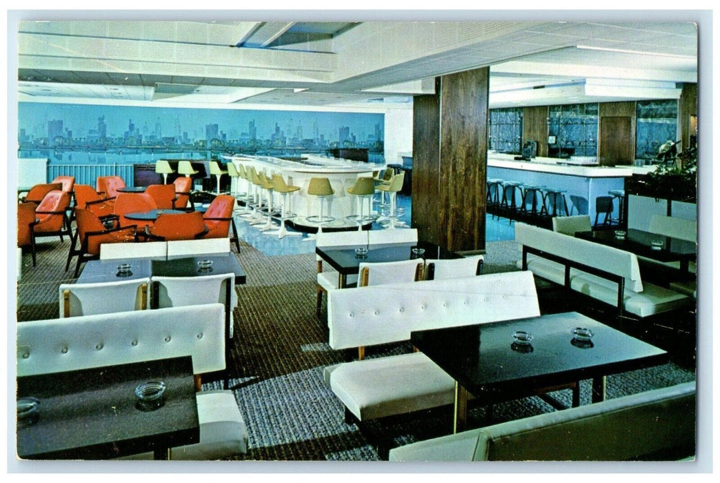 Hotel Black Oklahoma City OK, After Five Club The Piano Bar Vintage Postcard