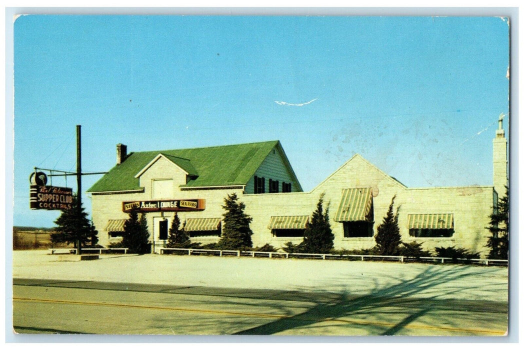 c1950's The Super Club Rt. 14 Roadside Palatine Illinois IL Vintage Postcard
