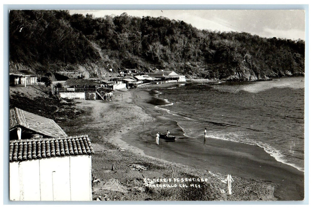 c1950's Balneario De Santiago Manzanillo Col. Mexico RPPC Photo Postcard