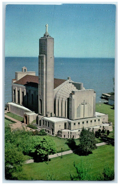 c1950s Loyola University Chicago Madona Della Strada Chapel Illinois IL Postcard