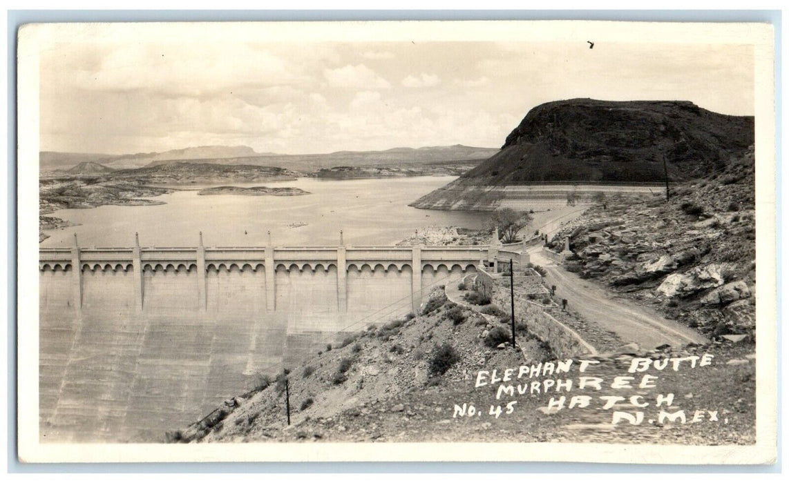1948 Elephant Butte Murphee Hatch New Mexico NM RPPC Photo Vintage Postcard