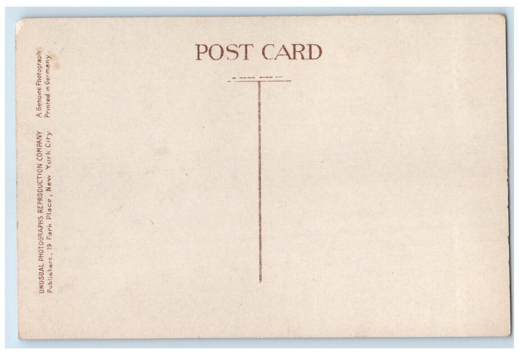 c1920's Fokker Airplane Aerial View Lower New York City NY RPPC Photo Postcard