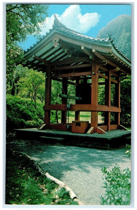 c1960 Byodo-In Temple Valley Temples Memorial Park Windward Oahu Hawaii Postcard