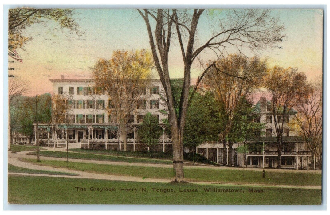 1929 Greylock Henry Teague Lessee Williamstown Massachusetts MA Vintage Postcard