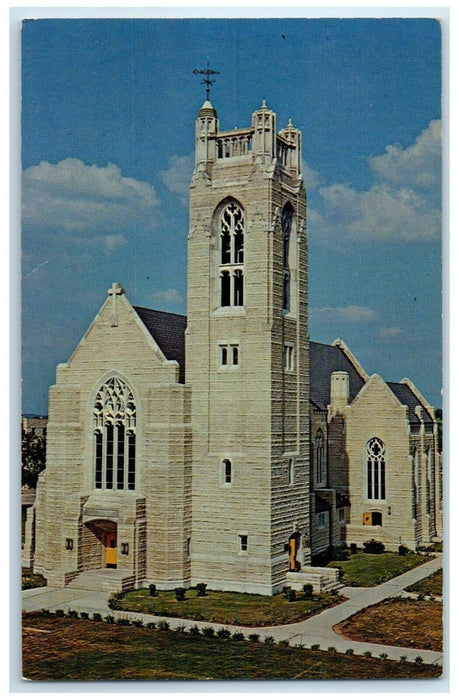 c1960 Williams Memorial Chapel Hyer Bell Tower School Branson Missouri Postcard