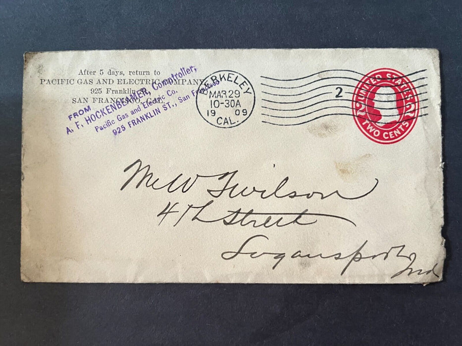 Pacific Gas Electric Company San Francisco Berkeley California Advertising Cover
