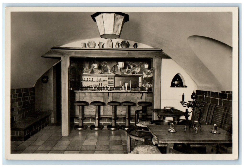 c1950's Hotel Kaiferin Elizabeth Feldafing Germany RPPC Photo Postcard