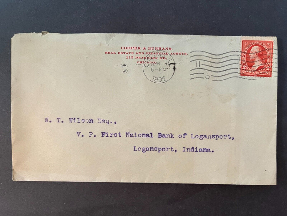 Cooper & Burhans Real Estate Financial Agents Chicago Illinois 2 Cent Cover